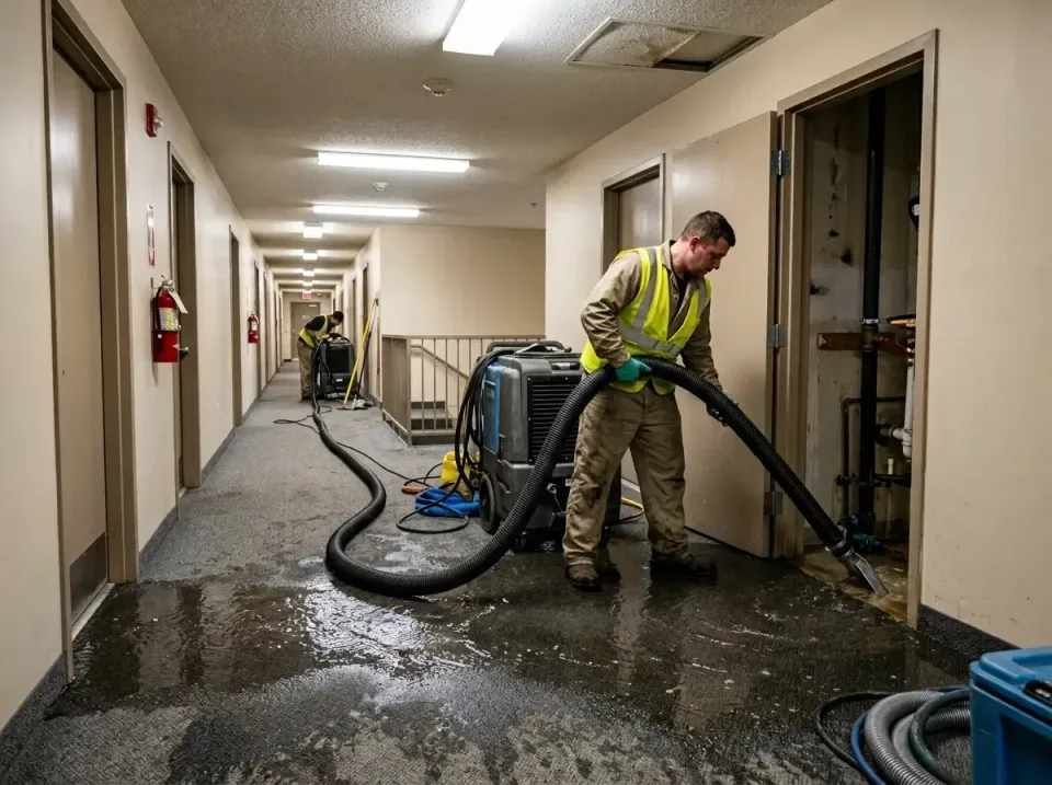 multi-unit-apartment-hallway-f-005 — frequently asked questions, Emergency Burst Pipe Water Extraction & Removal in Union Ci…